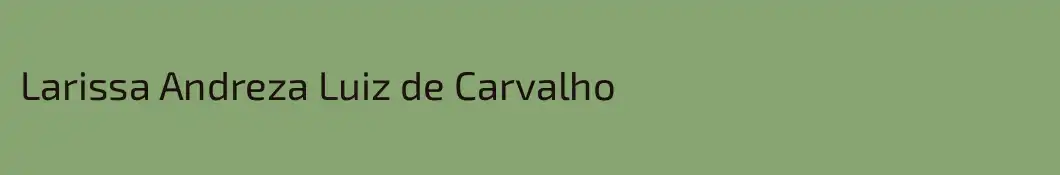 Larissa Andreza Luiz de Carvalho